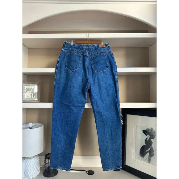 Vintage Lee Dark Wash Straight Leg Jeans- Size 32 - Picture 3 of 6